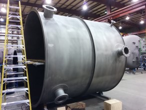 New build tank requiring protection from corrosion and chemical attack