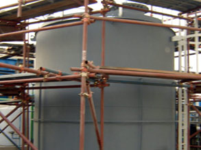 Tank coated with Belzona 6111 (Liquid Anode) providing long-term corrosion protection